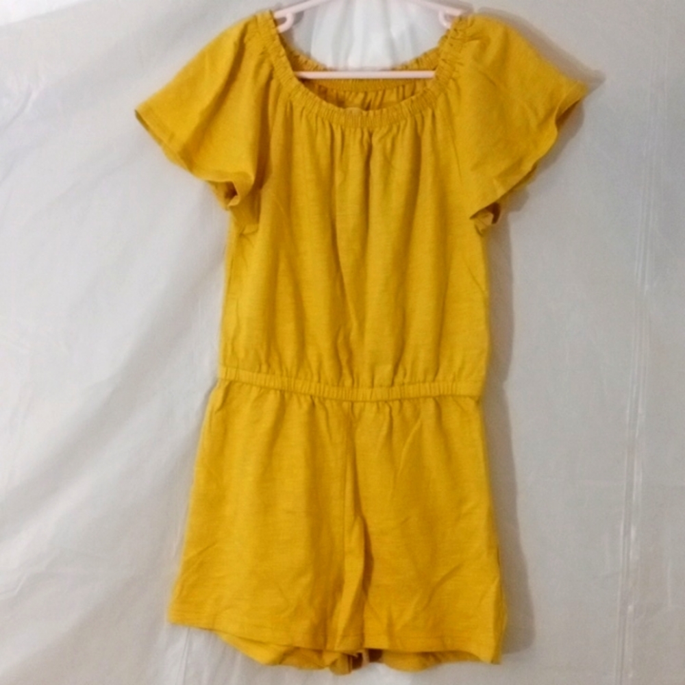 EUC Girls Yellow Romper